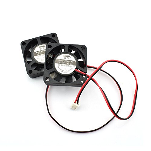 ZYAMY 2個パック DC 12V ミニ冷却ファン 2ピン ブラシレス小型排気ファン 3Dプリンター Makerbot アクセサリー コンピューター CPU クーラー 40x