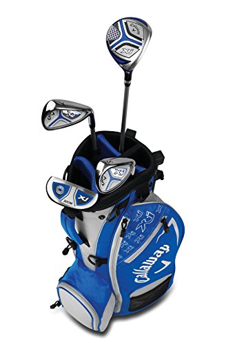 【中古】【未使用・未開封品】Callaway ゴルフ 2018ジュニアゴルフセットブルーバッグ[並行輸入] (Level 1: 4 Piece Set, Height Range 38-46, 左)