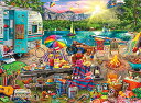 【中古】【未使用・未開封品】Buffalo Games - Aimee Stewart - The Family Campsite - 1000 Piece Jigsaw Puzzle(3)