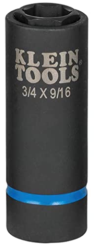 【中古】【未使用・未開封品】クラインツール66001?2イン1インパクトソケット、12?pt。、3?/ 4?& 9?/ 1..