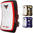 【中古】【未使用・未開封品】Mytra Fusion thai pad kick shield mma kickboxing muay thai training pad arm pad strike shield (White/Red)