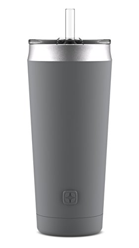 【中古】【未使用・未開封品】(Grey) - Ello Beacon 590ml Vacuum Insulated Stainless Steel Tumbler
