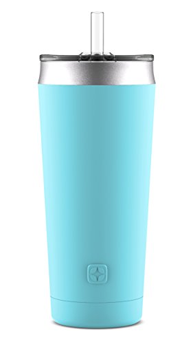 【中古】【未使用・未開封品】Ello Beacon 真空断熱ステンレススチールタンブラー オプションストロー..