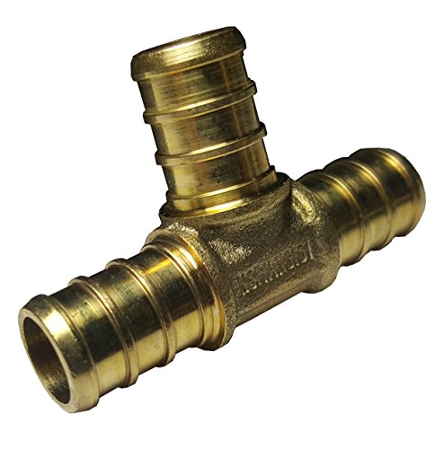【中古】【未使用・未開封品】10 Pieces XFITTING 3/4 X 3/4 X 3/4 PEX TEE - Brass Crimp Fittings, L..
