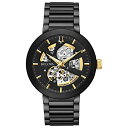 【中古】【未使用・未開封品】Bulova 現代の自動メンズステンレス鋼フツロ、(モデル:98A203) 黒い