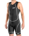 【中古】【未使用 未開封品】(Large, Black/White) - SLS3 Men`s Triathlon Tri Suit Back Pocket FRT 2.0 Skinsuit Trisuit Great Fit And Comfortable German Designed