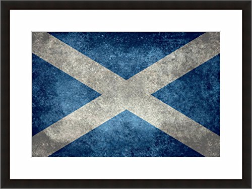 【中古】【未使用・未開封品】eFrame Fineアート| Scottish Flag、スコットランドの旗byブルース・Stanfield Large (16