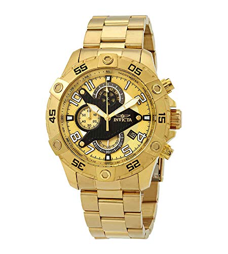 【中古】【未使用・未開封品】Invicta Men's 26098 S1 Rally Quartz Multifunction Gold Dial Watch