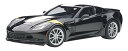 【中古】【未使用・未開封品】AUTOart 1/18 シボレー コルベット C7 グランスポーツ ブラック/ホワイト・ストライプ イエロー・ハッシュマーク