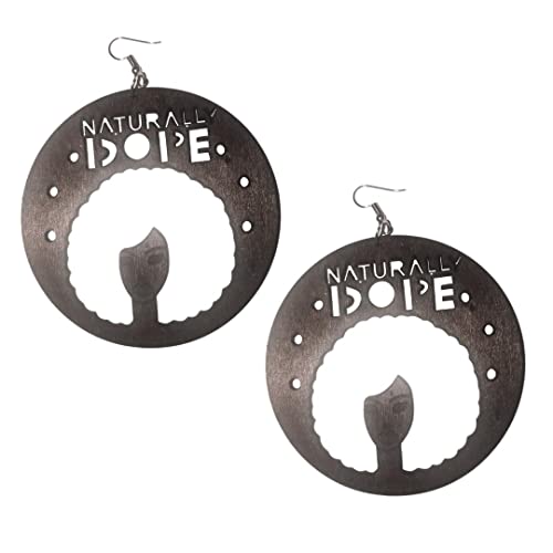 【中古】【未使用・未開封品】ナチュラルドープ イヤリング ブラウン