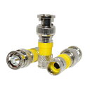 【中古】【未使用・未開封品】100パック用BNC圧縮コネクタrg6?Quadシールドケーブル(2)