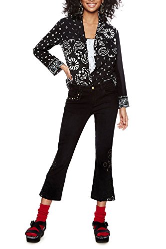 【中古】【未使用・未開封品】Desigual PANTS レディース US サイズ: 34 / UK 16 カラー: ブラック(4)