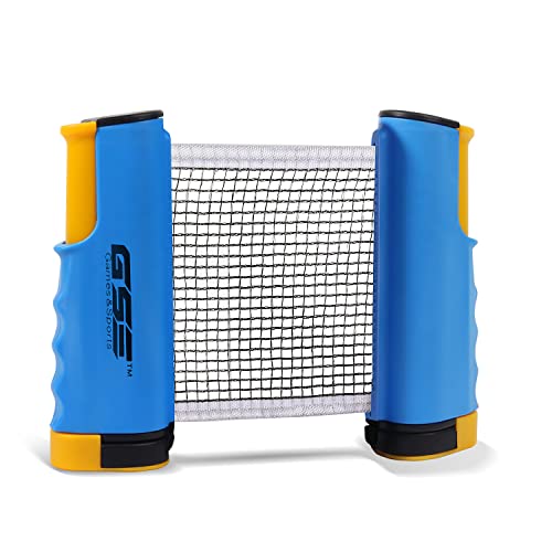 【中古】【未使用・未開封品】(Blue) - GSE Games and Sports Replacement Retractable Table Tennis Net Portable Ping Pong Net (4 Colours Available) by GSE