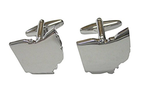 【中古】【未使用・未開封品】オハイオ州状態マップShape Cufflinks