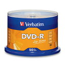 【中古】【未使用・未開封品】Verbatim ライフシリーズ DVD-R ディスクスピンドル 50個入り