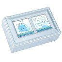 【中古】【未使用・未開封品】Cottage Garden Welcome to The World Little One マットブルー ジュエリーオルゴール ブ...