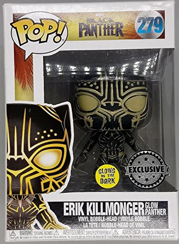 š̤ۡѡ̤ʡFunko POP Marvel: EXCLUSIVE Glow in the Dark Black Panth...