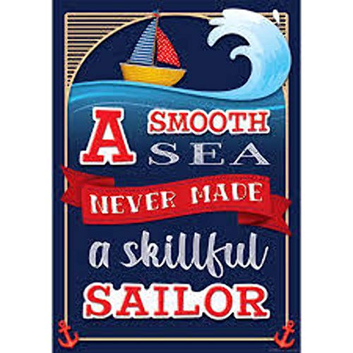 【中古】【未使用・未開封品】先生作成されたリソースA Smooth Sea Never熟練しMade Sailor正ポスター