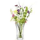 【中古】【未使用・未開封品】LSA(エルエスエー) フラワーベース(花器) クリア 高さ26cm FLOWER(フラワー) G457-26-992