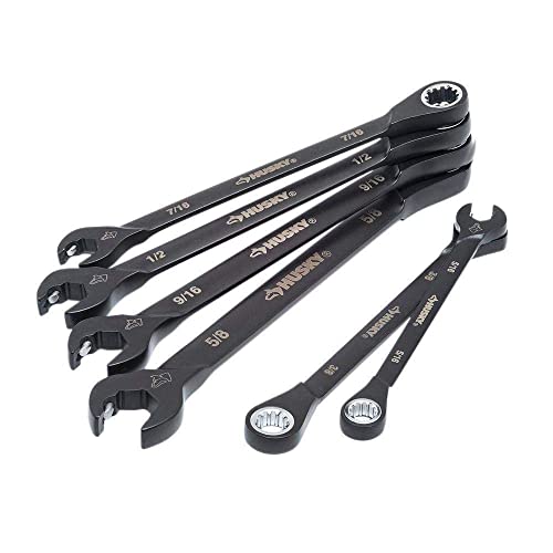 【中古】【未使用・未開封品】ハスキー100-positionダブルラチェットレンチセットSAE (6点)(4)