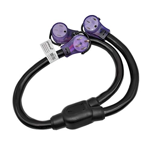 š̤ۡѡ̤ʡParkworld 692095 RV 50 AMP ץåץ 240V ץå 14-50P ץ饰 ǥ奢14-50R᥹ͥ 3ե (֥å)