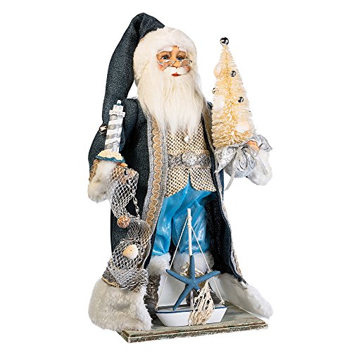 【中古】【未使用・未開封品】Kurt S。Adler 18?" Kringle Klaus Nautical Santa withツリー図