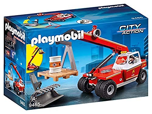 【中古】【未使用・未開封品】PLAYMOBIL 9465 Fire Department Telescope Crane - New 2018(3.0)