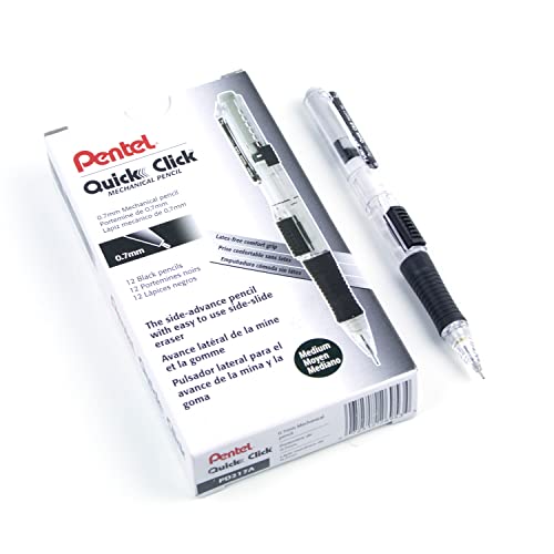 【中古】【未使用・未開封品】ぺんてる クイッククリック シャープペンシル 0.7mm ブラック