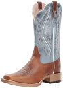 【中古】【未使用・未開封品】Ariat レディース ラウンドアップ リオ ウエスタンブーツ, ジンジャースナップ/ベビーブルーアイズ, 9