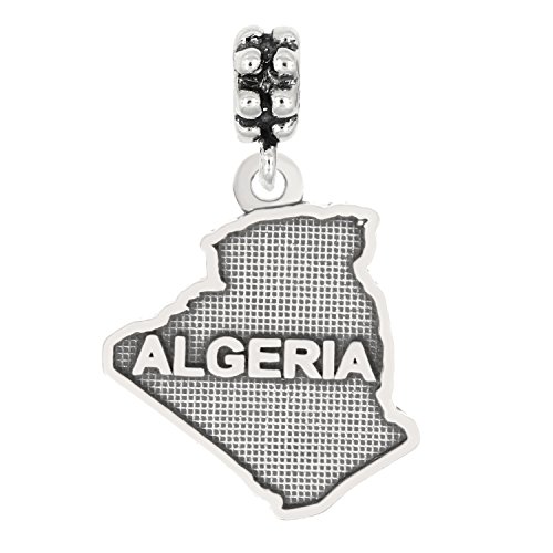 【中古】【未使用・未開封品】スターリングシルバーいぶし仕上げアルジェリア旅行マップダングルビーズチャーム【メーカー名】【メーカー型番】【ブランド名】Lgu 服＆ファッション小物, チャーム 【商品説明】スターリングシルバーいぶし仕上げアルジ...
