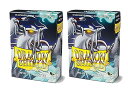 【中古】【未使用 未開封品】Dragon Shield Bundle: 2 Packs of 60 Count Japanese Size Mini Matte Card Sleeves - Matte White