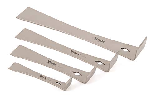【中古】【未使用・未開封品】Titan Tools - 4-Pc Stainless Steel Pry Bar Set (17009)