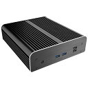 【中古】【未使用・未開封品】Akasa Newton S7D | Intel 第7世代 NUC (Dawson Canyon) | PCファンレスケース | 100%アルミニウムヒートシンクCPU冷却 | 2.5インチSSD HDDに対(2)