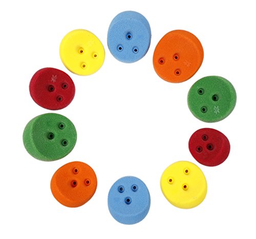 【中古】【未使用 未開封品】10 Medium Scoops BFF (ねじ込み) 登山Holds ミックス明るいトーン
