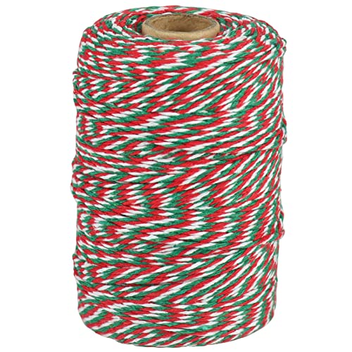 【中古】【未使用・未開封品】Tenn WellコットンTwine、656フィート2?mm Bakers文字列for Gift Wrapping DIY Arts Crafts Baking Butchersクリスマスデコレーション