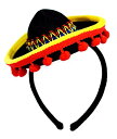 【中古】【未使用・未開封品】KINREX Cinco de Mayo ソンブレロ ヘッドバンド - メキシカンフィエスタパーティーハットデコレーション - レッ...