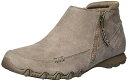 【中古】【未使用・未開封品】Skechers レディース バイカーズ ジップアップ モックトウ 外側ファスナー ブーティー アンクルブーツ US サイズ: 5....