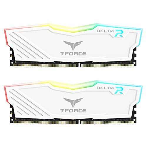 【中古】【未使用・未開封品】チーム32GB（2 x 16GB）T-Force Delta RGB 288ピンDDR4 3000MHz PC4-2400..