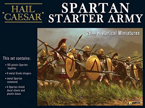 【中古】【未使用・未開封品】Warlord Games, Hail Caesar - Spartan Starter army