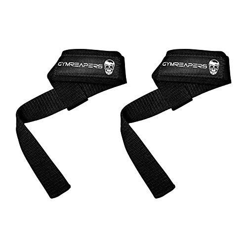 【中古】【未使用・未開封品】Gymreapers リフティング リストストラップ ウェイトリフティング ボディ..