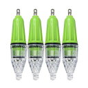 【中古】【未使用 未開封品】(3pcs-17cm, Green) - Fishing Light Green LED Waterproof Fish Lamp Deep Drop Underwater Lure Bass Attracting Light By Shaddock Fishing