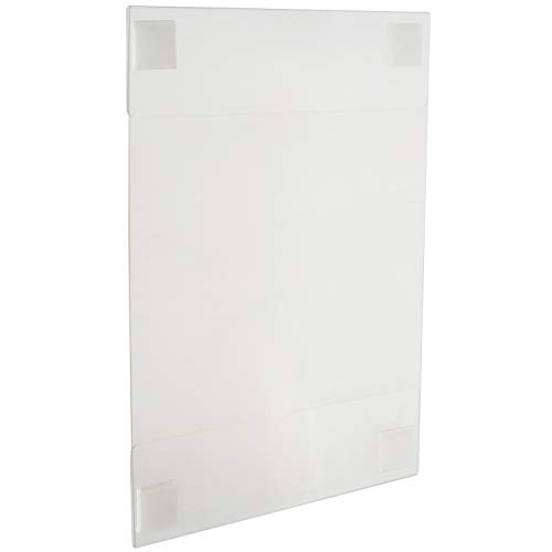 【中古】【未使用・未開封品】MCB 8.5x11 壁掛けクリアアクリルサインホルダーと写真フレーム、3Mフックとループ粘着テープ付き(4パック)