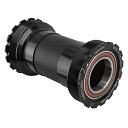 【中古】【未使用・未開封品】Wheels Mfg T47 ねじ付きボトムブラケット ブラック シマノ 24mm