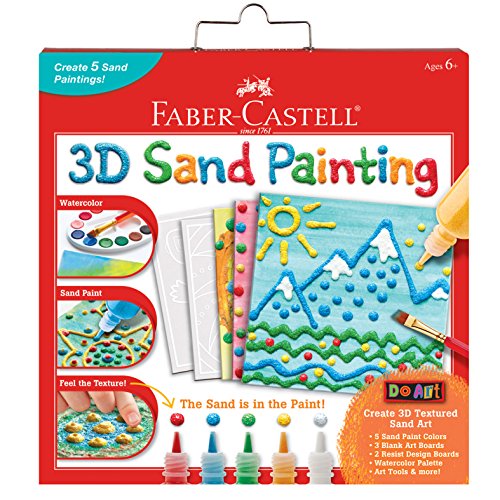 【中古】【未使用・未開封品】(3D Sand Painting) - Faber-Castell 3D Sand Painting - Textured Sand Art Activity Kit For Kids(3.0)