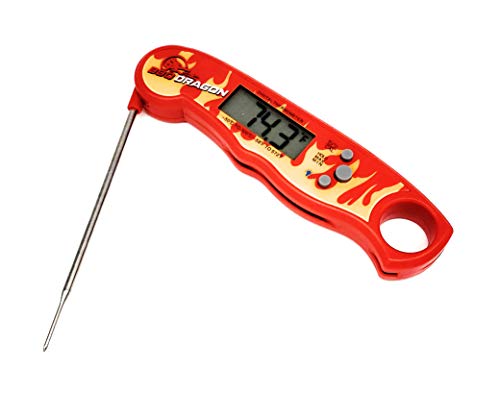 【中古】【未使用・未開封品】BBQ Dragon デジタル肉温度計 プローブ付き - インスタント読み取り食品温度計 料理/ベーキング/液体/キャンディー用 - 防水デジタル温度計 肉用のサムネイル