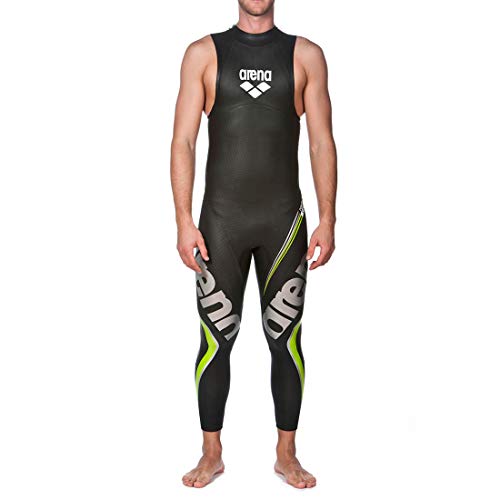 【中古】【未使用・未開封品】Arena Triwetsuit Carbon Sleeveless Wetsuit, Black, X-Small