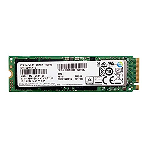 【中古】【未使用 未開封品】Samsung pm981aポラリス1tb M。2 NGFF PCIe gen3 x4 NVMeソリッドステートドライブSSD OEM (2280) mzvlb1t0hblr-00A00