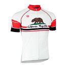 【中古】【未使用・未開封品】Canari CyclewearメンズCalifornia Bear Cycling Jersey???12286 L ホワイト