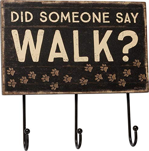 【中古】【未使用・未開封品】プリミティブby Kathy???フックボードのコートとリーシュ???Did Someone Say Walk ?