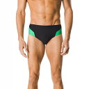 【中古】【未使用・未開封品】Speedo メンズ Endurance+ Launch Splice ブリーフ水着 24 ブラック